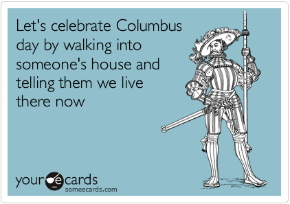 Columbus Day eCard.